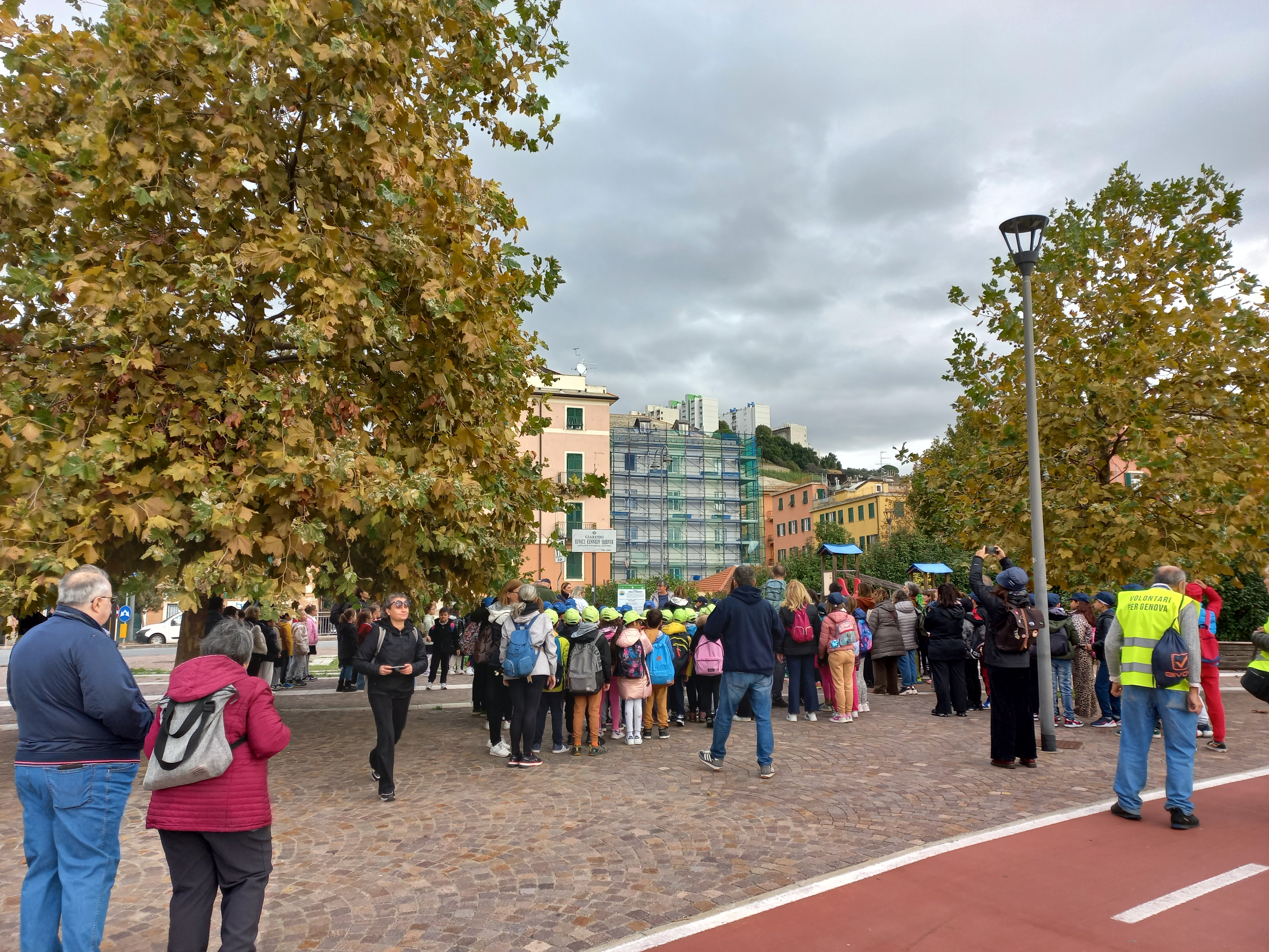 Punto di ritrovo per la partenza della camminata inaugurale