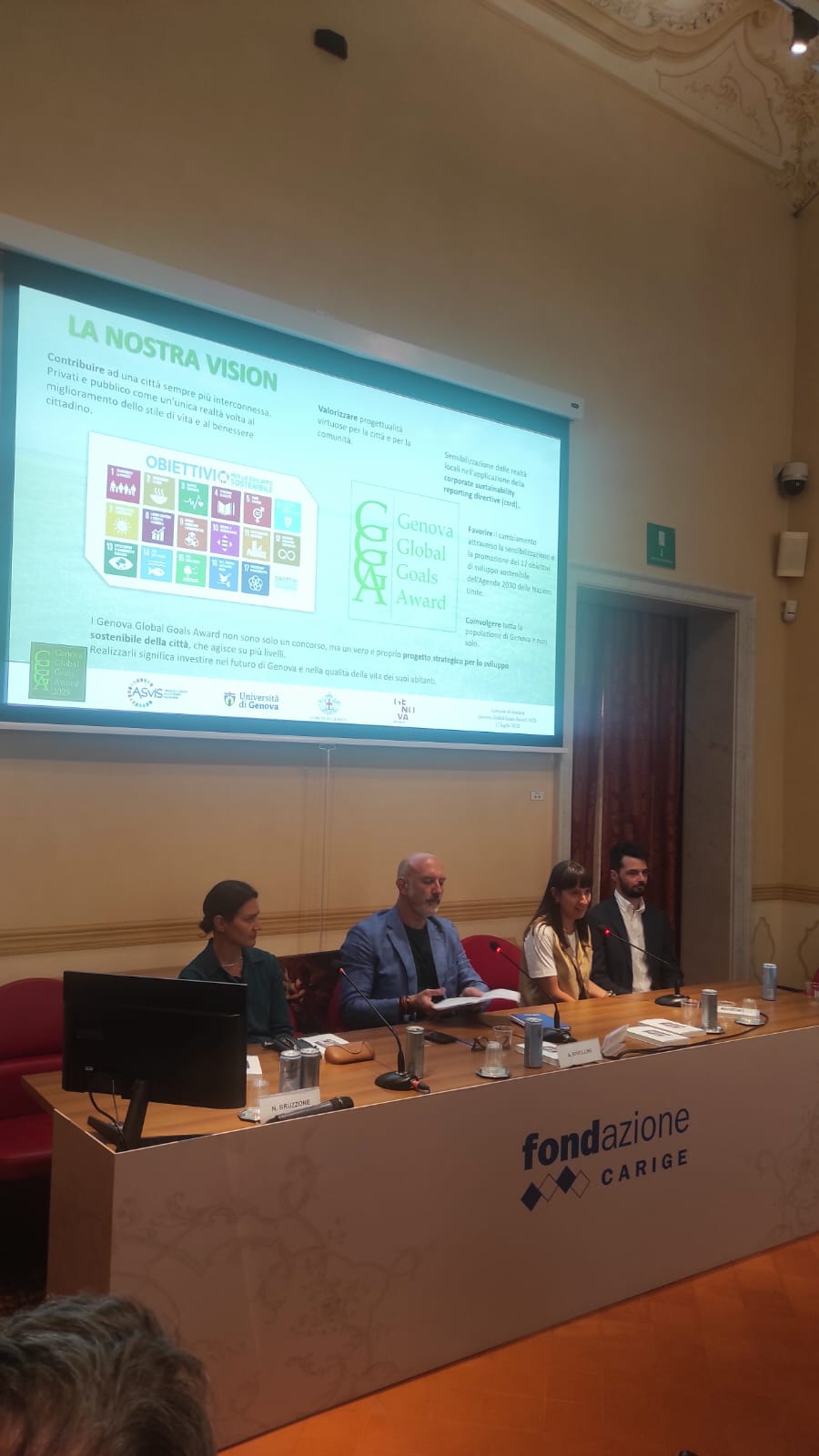 Presentation of the "Genova Global Goals Award" project