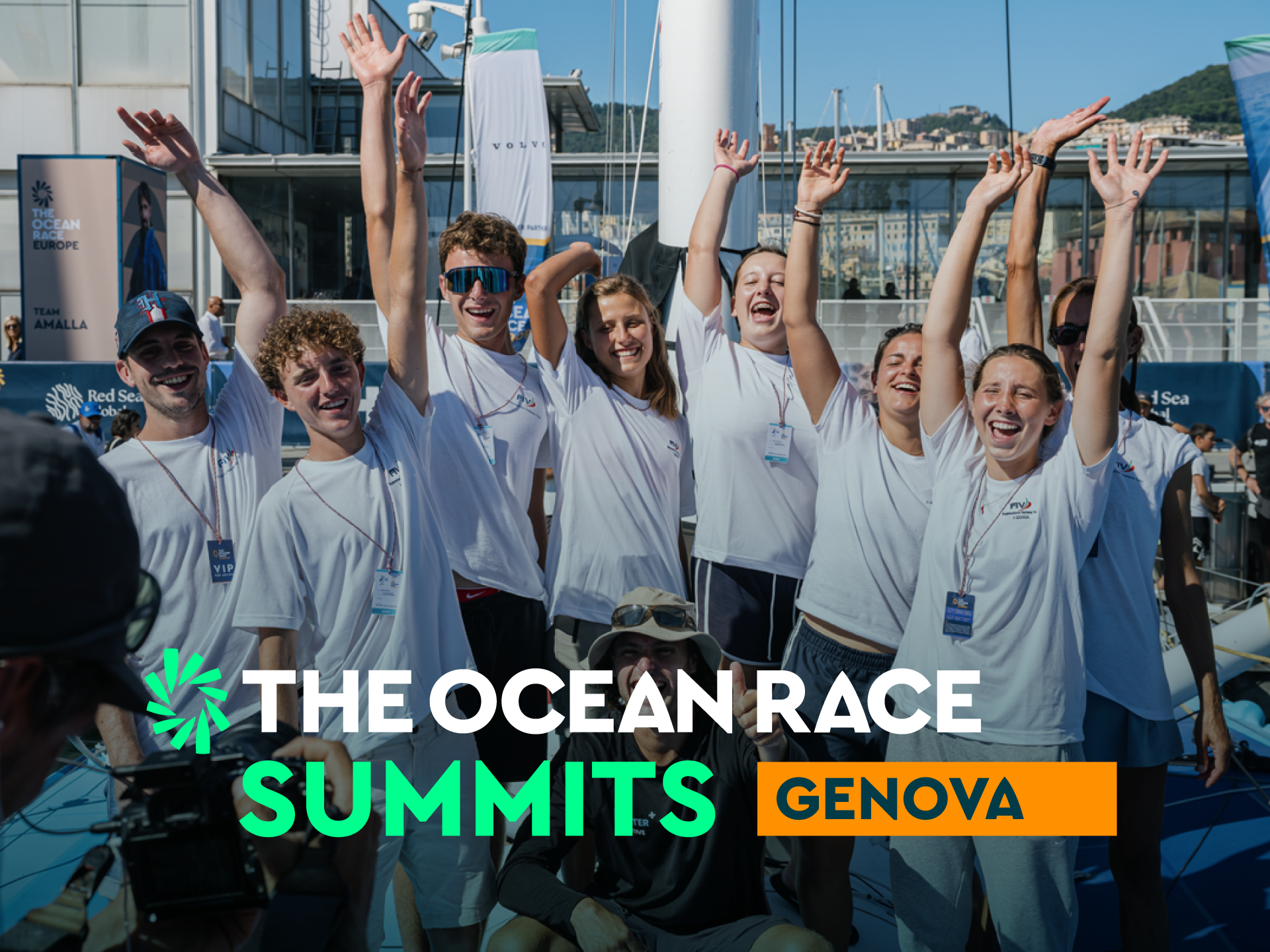 Guys who cheer Summit of The Ocean Race