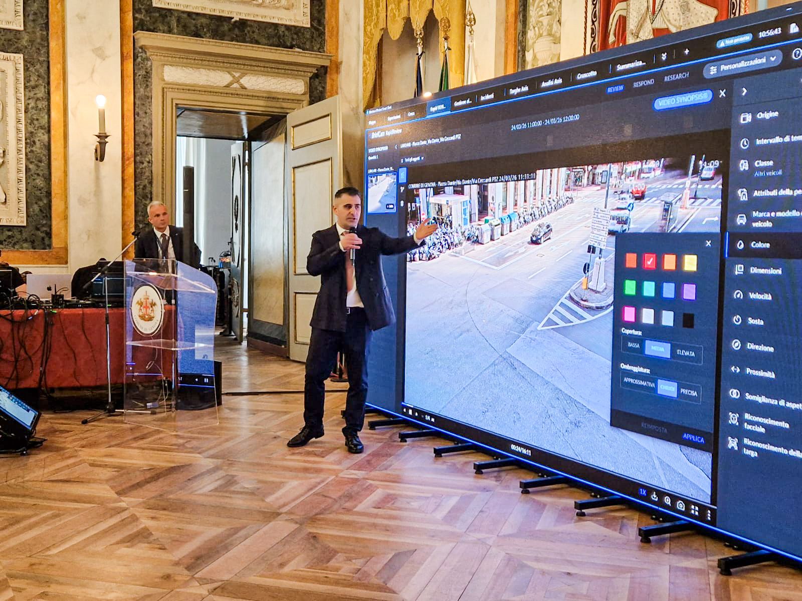 Presentation by the Municipality of Genoa on the use of Milestone technology for the Safe City project Presentation by the Municipality of Genoa on the use of Milestone technology for the Safe City project