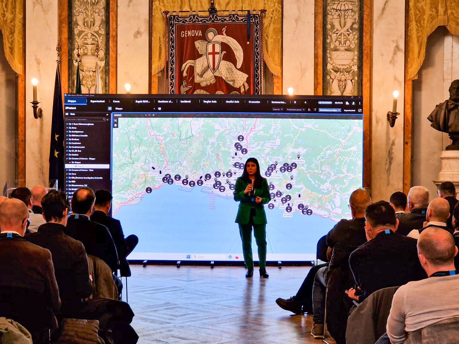 Presentation by the Municipality of Genoa on the use of Milestone technology for the Safe City project Presentation by the Municipality of Genoa on the use of Milestone technology for the Safe City project