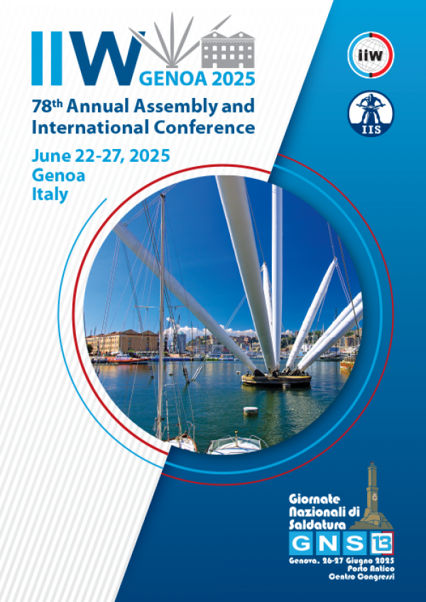 78th Annual Assembly and International Conference of the International Institute of Welding
